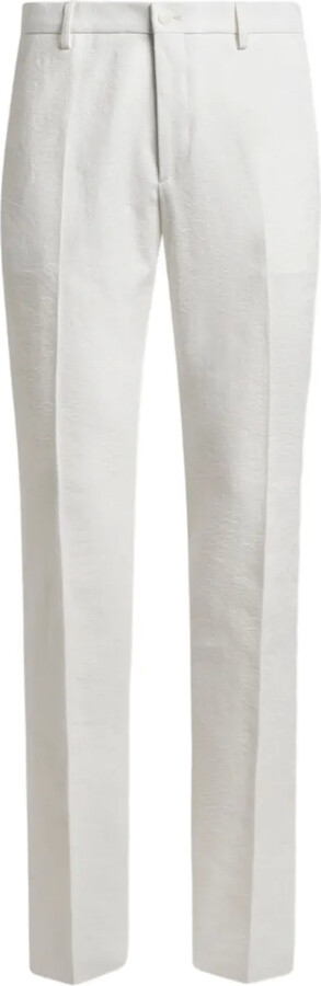 Etro Floral-Jacquard Trousers