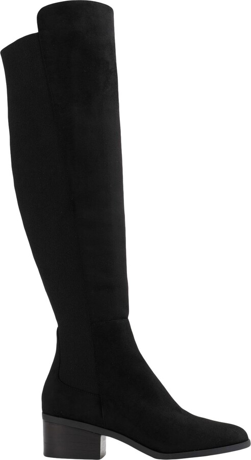 dominio duda probable Steve Madden Graphite Boot Knee Boots Black - ShopStyle