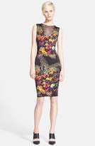Thumbnail for your product : Jean Paul Gaultier Print Sheer Inset Dress