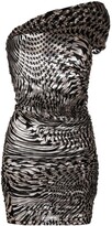 Thumbnail for your product : Thierry Mugler Printed Mesh Mini Dress