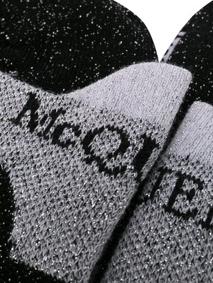 Alexander McQueen Logo Ankle Sport Socks