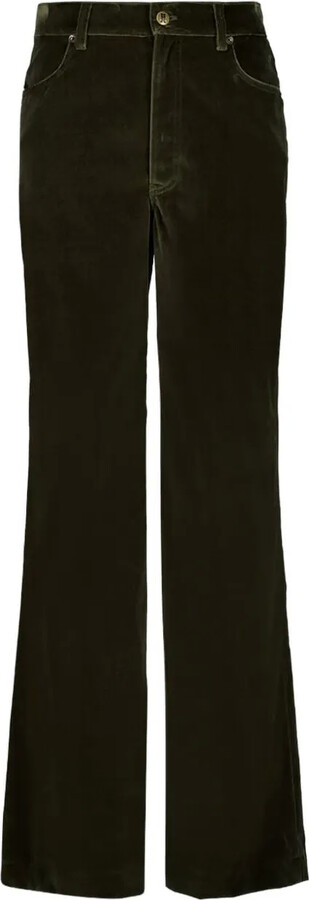 La DoubleJ Flared Cotton Trousers