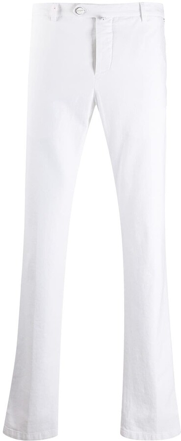 Kiton Straight-Leg Chino Trousers - ShopStyle Casual Pants
