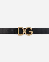 Thumbnail for your product : Dolce & Gabbana Leather belt with logo