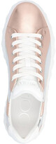 Thumbnail for your product : Jimmy Choo Pink/Gold Leather Diamond Sneakers EU Size 38