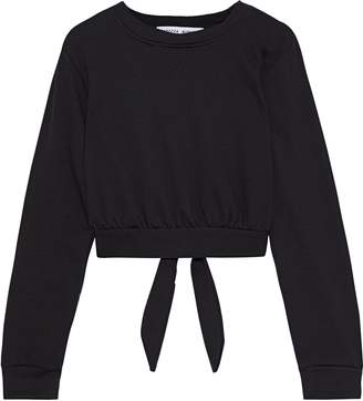 Rebecca Minkoff Molly Tie-back French Cotton-blend Terry Sweatshirt