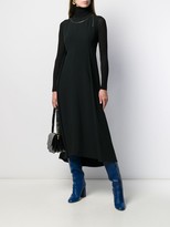 Thumbnail for your product : Victoria Beckham Chain Trim Midi Dress