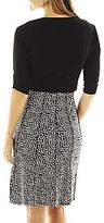 Thumbnail for your product : JCPenney Perceptions Polka Dot Print Dress with Jacket