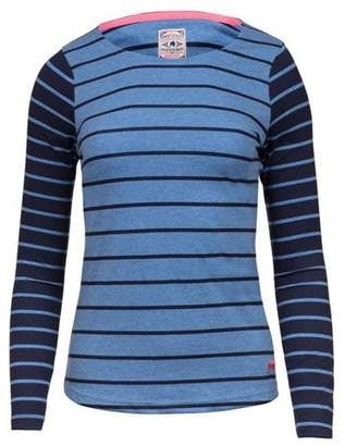 Raging Bull - Navy And Sky Long Sleeves Striped Top