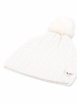 Thumbnail for your product : Rossignol Logo-Patch Cable-Knit Pom-Pom Beanie