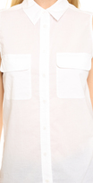 Thumbnail for your product : Equipment Sleeveless Slim Signature Cotton Blouse
