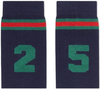 Gucci Children's stretch cotton "25" socks