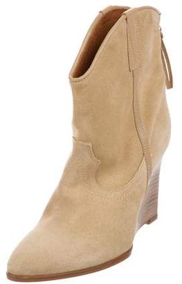 IRO Suede Wedge Boots