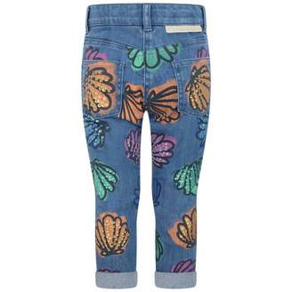 Stella McCartney KidsGirls Denim Shell Print Lohan Jeans