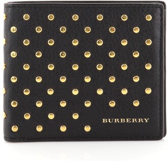 burberry studded wallet
