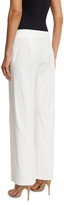 Thumbnail for your product : Eileen Fisher Wide-Leg Stretch-Crepe Pants