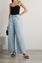 Thumbnail for your product : Gold Sign + Net Sustain Dixon Organic Mid-rise Wide-leg Jeans - Light denim