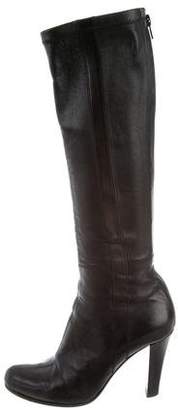 CNC Costume National Leather Knee-High Boots