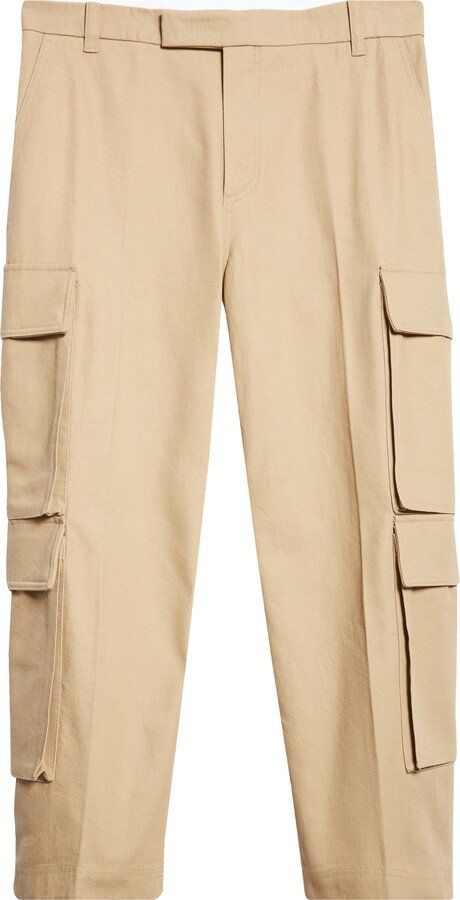 Thom Browne Washed Cotton Utility Chino Cargo Pants