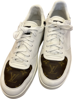 Louis Vuitton Men's White Leather Baseball Sneaker – Luxuria & Co.