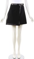 Wool & Silk-Blend Mini Skirt, Size 