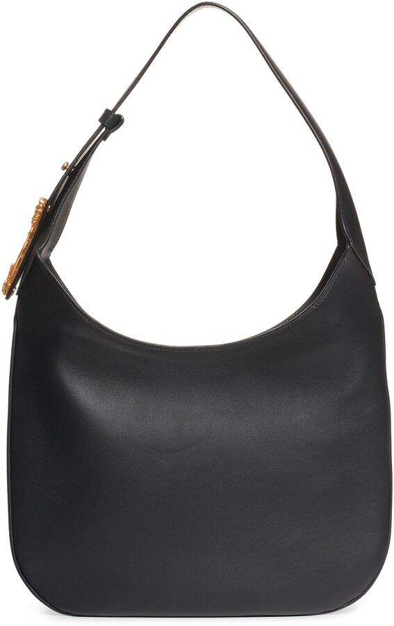 Versace Borso Leather Hobo Bag - ShopStyle