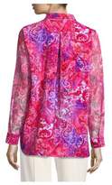 Thumbnail for your product : T Tahari Josella Printed Button-Down Shirt