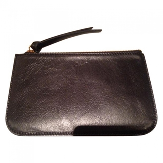 Giuseppe Zanotti Black Leather Clutch bag
