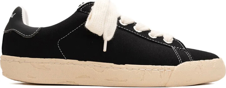 General Scale. Past Sole Canvas Sneakers