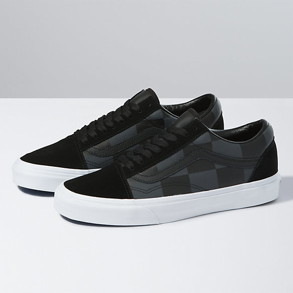 vans leather suede