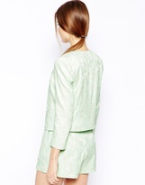 Thumbnail for your product : ASOS Blazer in Pretty Jacquard