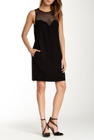 Thumbnail for your product : L'Agence Sleeveless Perforated Yoke Sweetheart Dress