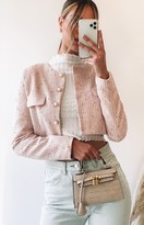 Thumbnail for your product : Bb Exclusive Cyrus Tweed Jacket Pink