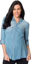 Thumbnail for your product : Motherhood Maternity Wendy Bellissimo Back Interest Maternity Shirt