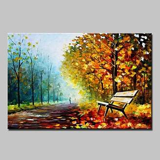 Paintings RTs TFs Hand-Painted Knife Landscape Oil Painting On Canvas Modern Abstract Wall Art Picture For Home Decoration Ready To Hang