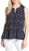 Thumbnail for your product : Caslon Tie Front Tank (Regular & Petite)