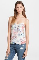 Thumbnail for your product : Theory 'Vaneese' Floral Print Silk Tank
