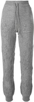 Thumbnail for your product : Barrie Beehive cashmere jogging trousers
