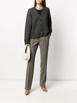 Thumbnail for your product : Massimo Alba High-Waisted Houudstooth Trousers