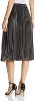 Thumbnail for your product : Lafayette 148 New York Ranella Pleated Velvet Skirt