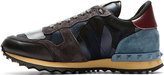 Thumbnail for your product : Valentino Navy & Black Camo Sneakers
