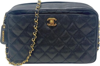blue chanel crossbody handbag