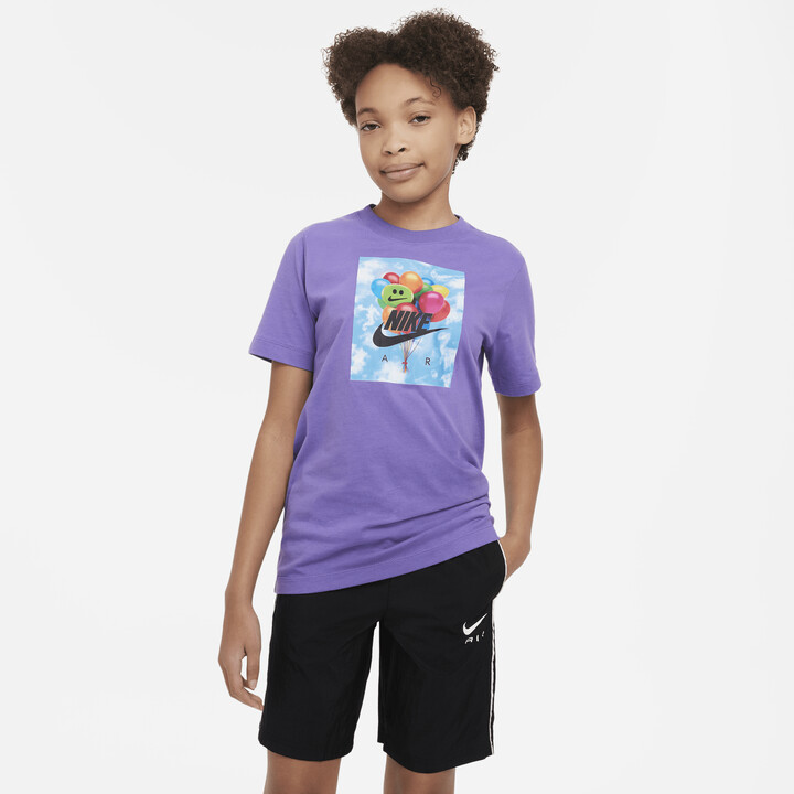 Tottenham Hotspur Nike Youth Futura Crest T-Shirt - Purple