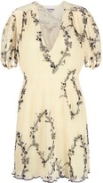 Thumbnail for your product : Ganni Pleated Georgette Mini Dress