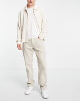 Thumbnail for your product : ONLY & SONS Edge loose fit jeans in off white