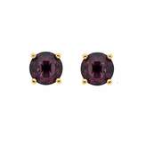 Thumbnail for your product : Monet Gold Amethyst CZ Stud Earrings