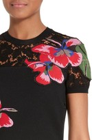 Thumbnail for your product : Valentino Women's Lace Inset Tropical Dream Knit Dress