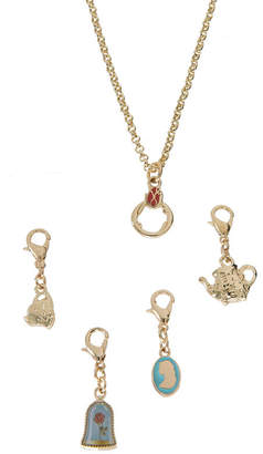 Disney Womens Beauty and the Beast Pendant Necklace