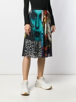 Thumbnail for your product : Paul Smith Printed Pleated Skirt