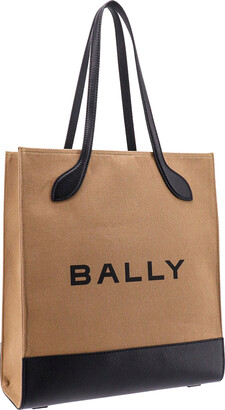 トートバッグ BALLY Woman Tote bags Ivory CRYSTALIAEWPBI I851P Bally Tote bag - ShopStyle